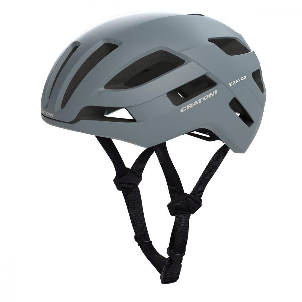 Cratoni Gravoq Fahrradhelm stone matt, Größe S/M (54-58 cm), 17 Belüftungsöffnungen, antibakterielle CleanTex-Polster, 360° …