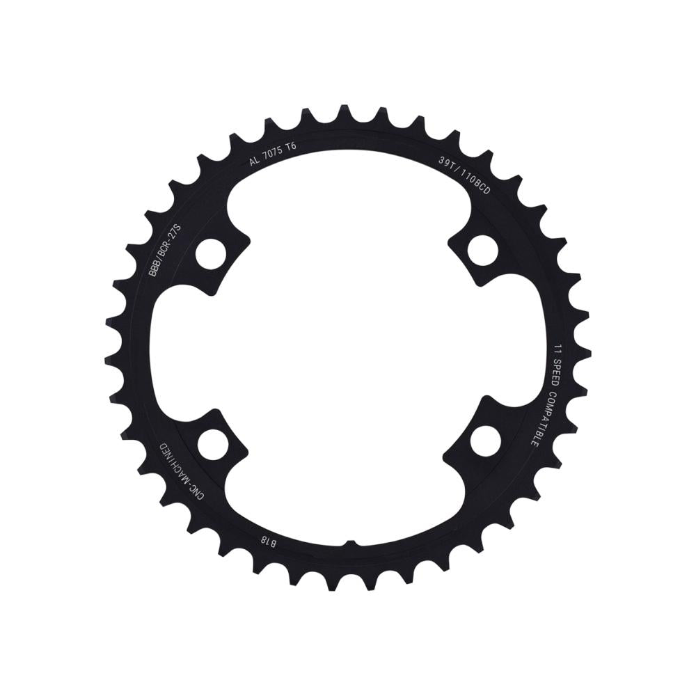 BBB Cycling BBB Kettenblatt ElevenGear 39T/110mm anthrazit 39T/110 mm anthrazit - präziser Antrieb für Rennräder
