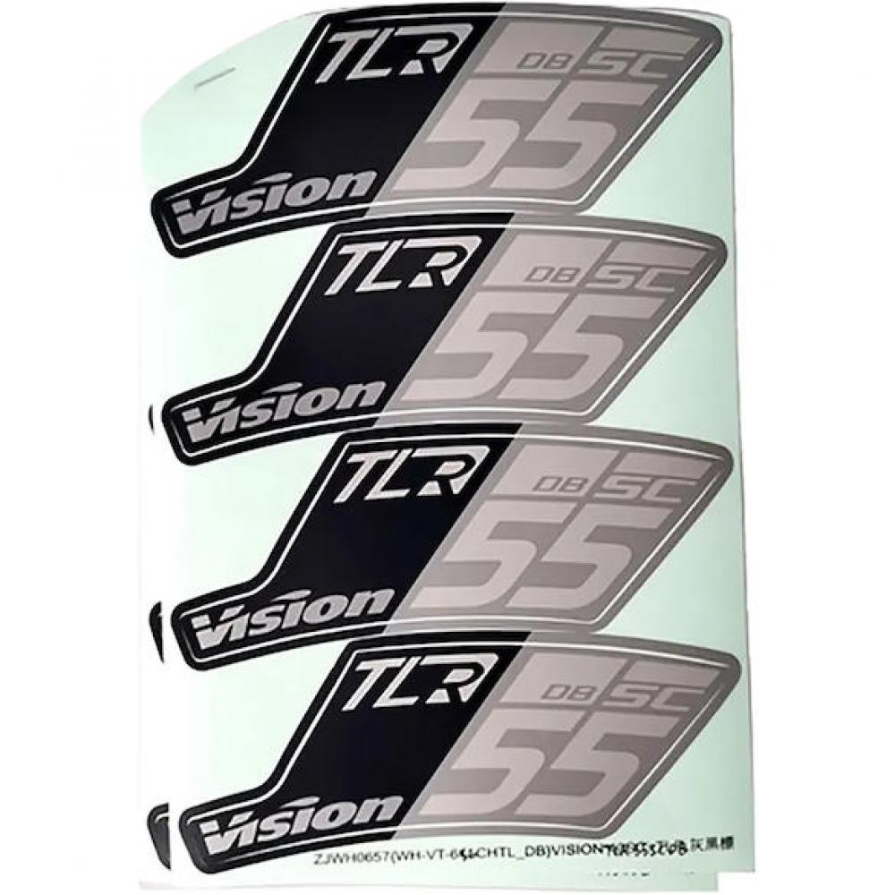 Vision Decal-Set für Felge SC 55 55 - stylische Laufrad-Aufwertung in moderner Ausführung