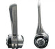 Shimano, Schalthebel, SL-R400, Paar, 2/3x8-fach, Unterrohrschalthebel, inkl. Zug, silber, Befestigung anlöt, Originalverpackt