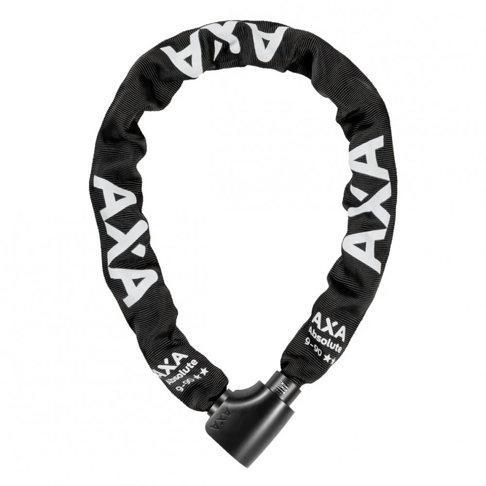 AXA Absolute 9-90 Kettenschloss 90 cm - Sicherheitsstufe 14 mit Aufbohrschutz