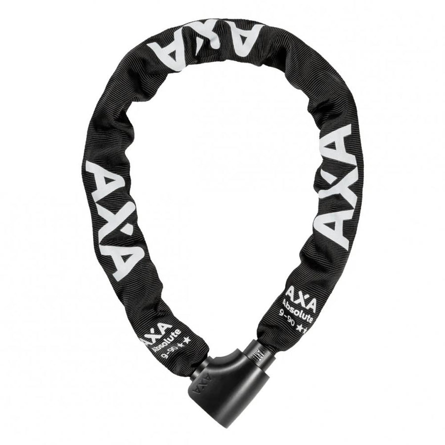 AXA Absolute 9-90 Kettenschloss 90 cm - Sicherheitsstufe 14 mit Aufbohrschutz