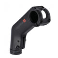 Schwarzer Ergotec High Barracuda Ahead Vorbau aus Alu mit 31,8mm Lenkerklemmung und 45° Winkel, Level 6.