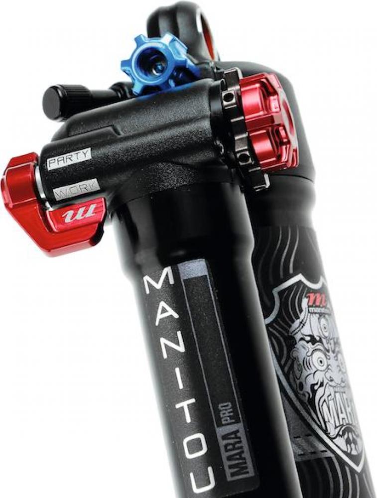 Manitou Federbein Mara Pro Eyelet Mount 230x60 mm Schwarz - einstellbarer High-Performance-Dämpfer