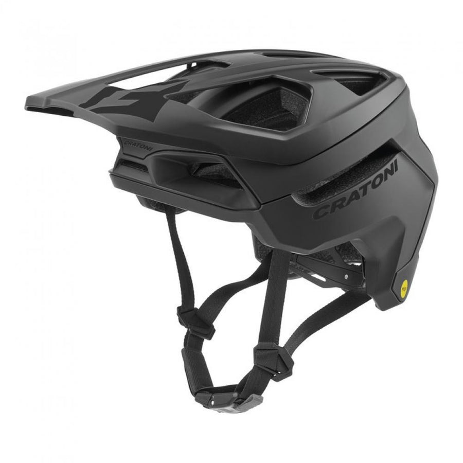 Cratoni MadFlex MIPS RECCO Fahrradhelm schwarz matt, Größe S/M.