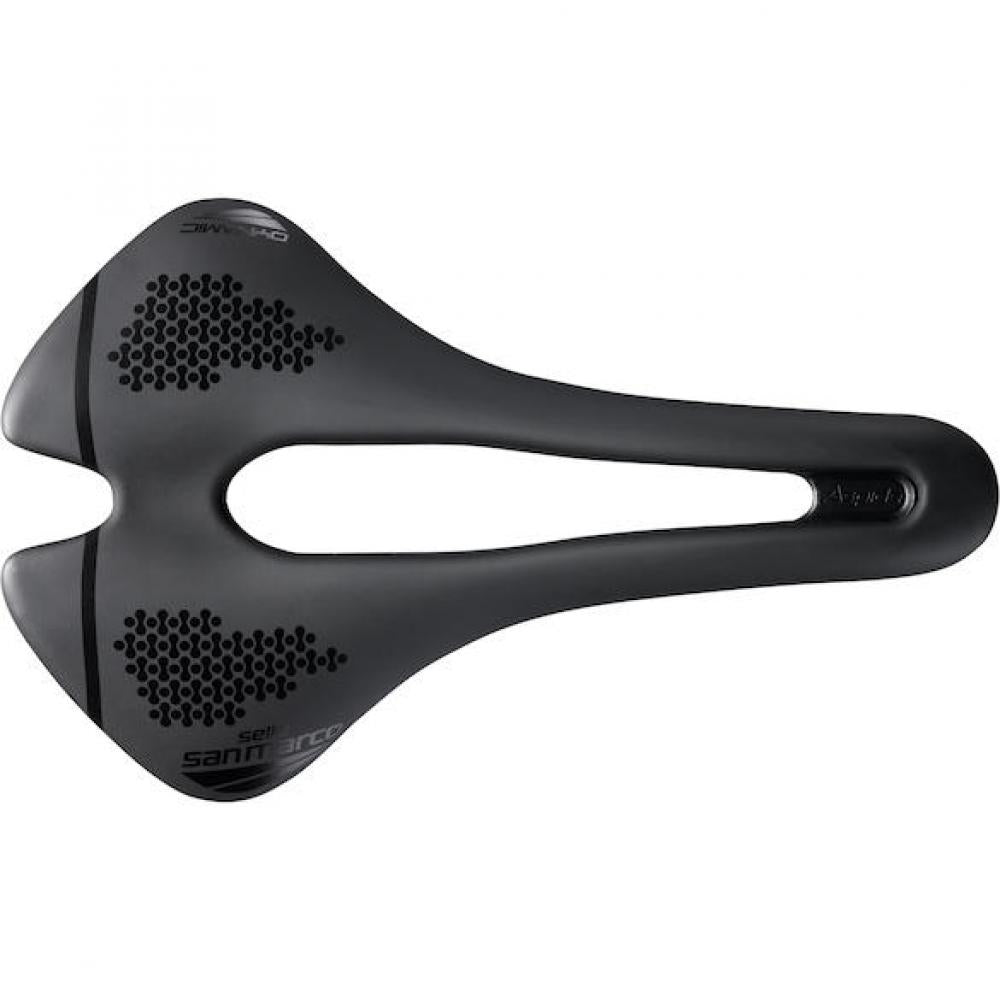 Selle San Marco Sattel Aspide Short Dynamic 155 x 250 mm Schwarz - kurzer Performance-Rennradsattel