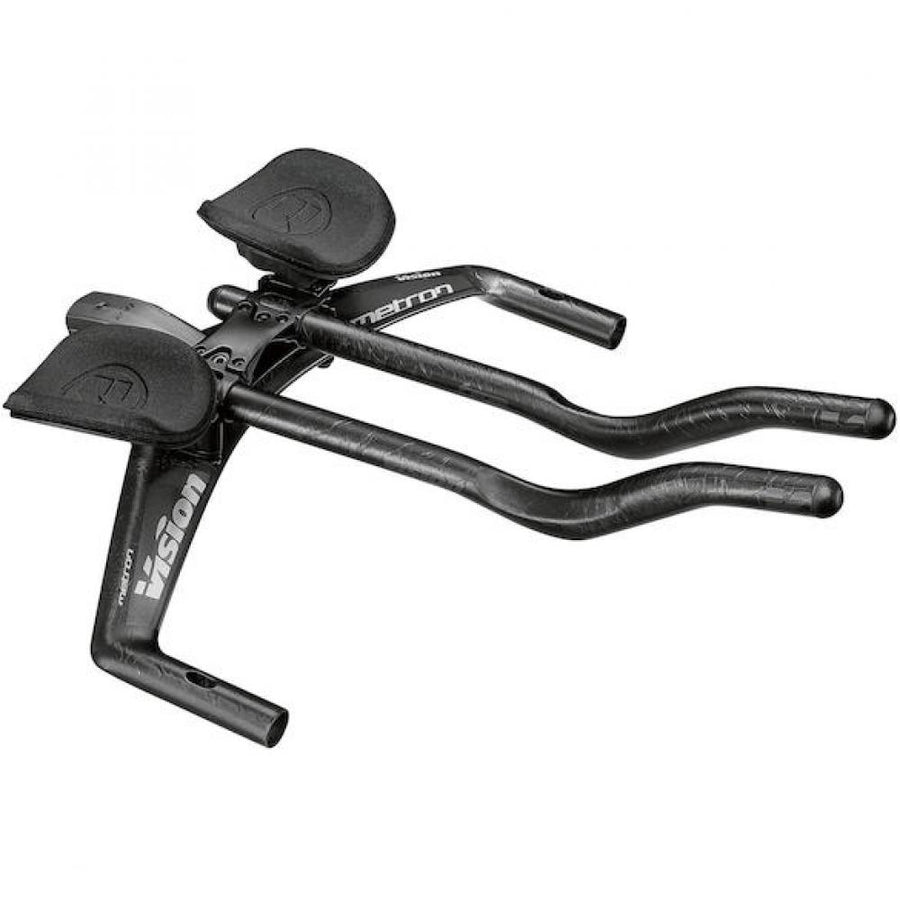 Vision Lenker Metron TFA Aerobar 400 mm Schwarz - aerodynamisches Triathlon-Cockpit