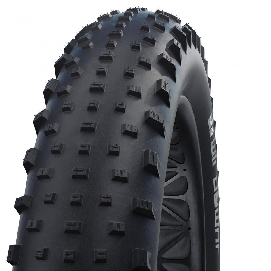 Schwalbe Faltreifen JUMBO JIM 26x4.00 ADDIX Performance Line, schwarzer Fatbike Reifen mit grobem Profil.