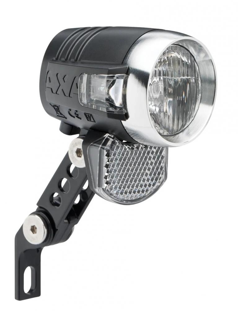 AXA Blueline50-T LED-Dynamo-Scheinwerfer 50 Lux - Fahrradlampe mit Standlicht