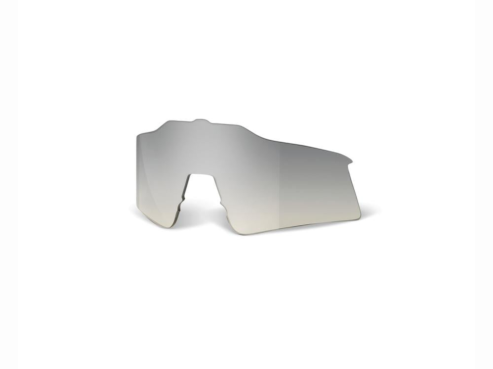 100% Speedcraft XS Mirror Replacement Lens unis low-light yellow silver - optimales Sichtfeld bei wenig Licht