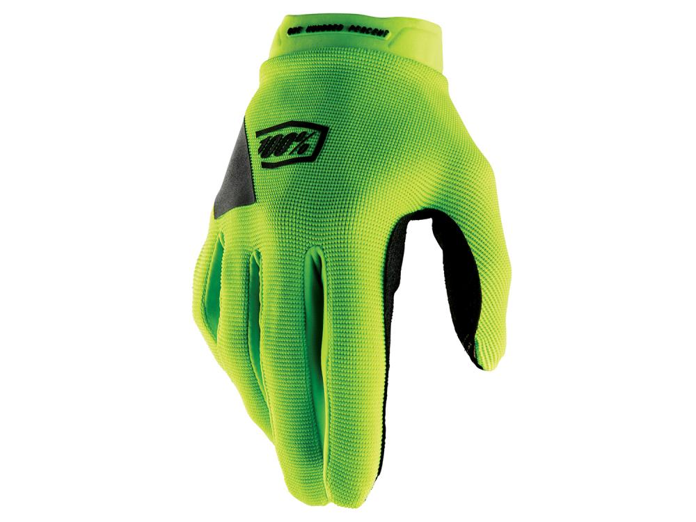 100% Ridecamp Gloves XL fluo yellow - komfortable MTB-Handschuhe mit Top-Grip