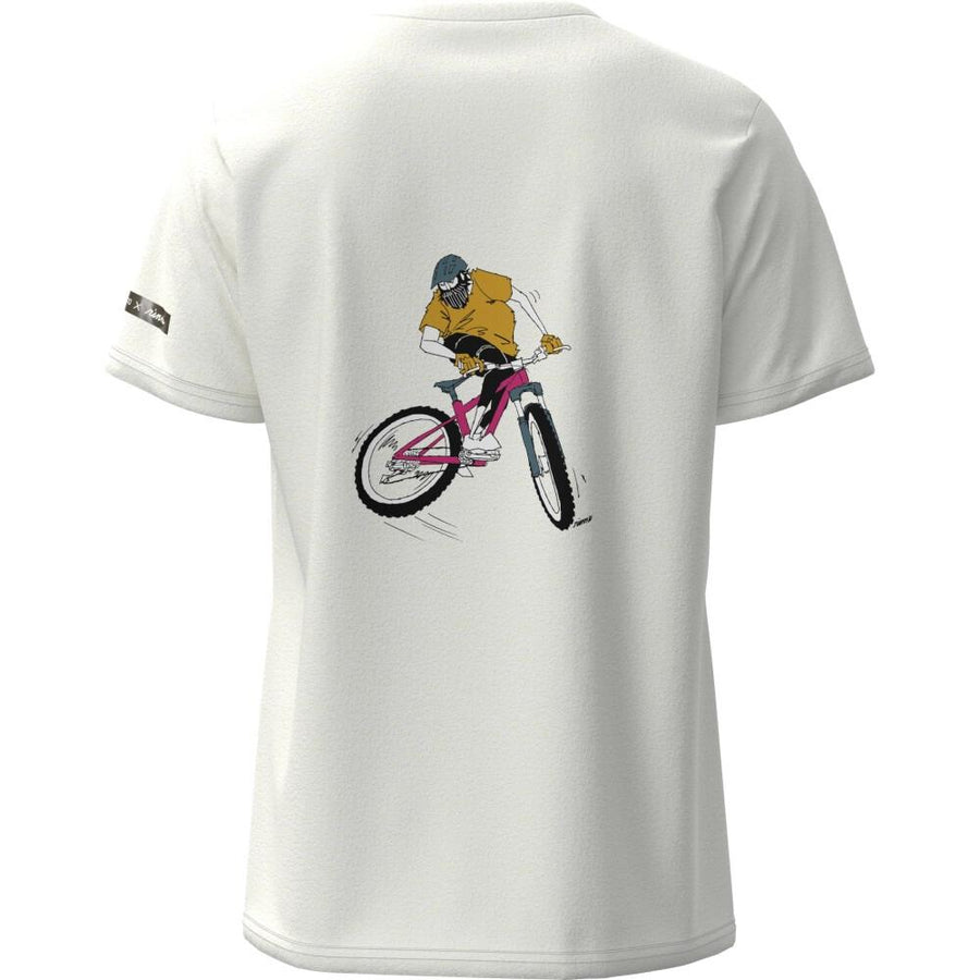 SHIMANO Sentiero Ltd. T-Shirt White MTB XXL - atmungsaktives Bike-Shirt für Trail & Alltag