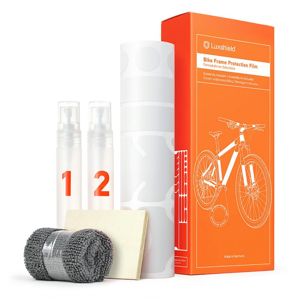 Lackschutzfolie Bike Universal Transparent - Unsichtbarer Rahmenschutz Aktuelle Generation