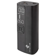 M-WAVE Elumatik Multiboost Akku-Minipumpe 10,3 bar, USB-C, digital, LED, für AV/DV/FV, 2000 mAh, inkl. Zubehör