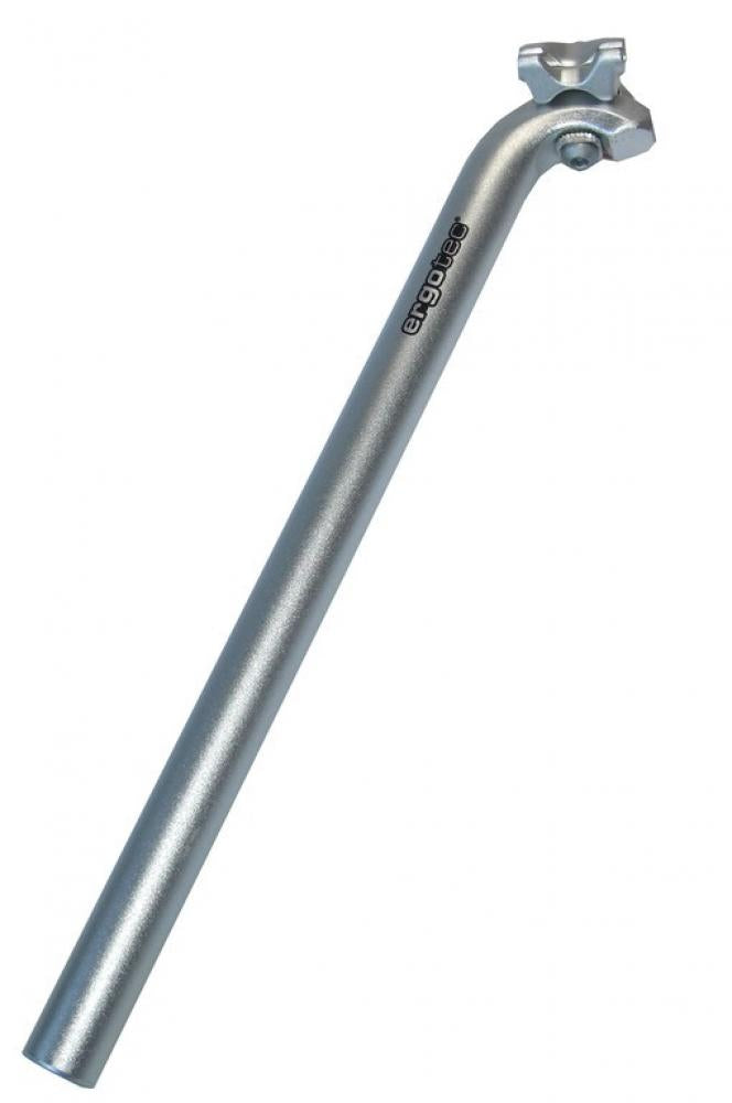 Ergotec Patentsattelstütze Hook, silber, 28,6mm, 400mm, Aluminium