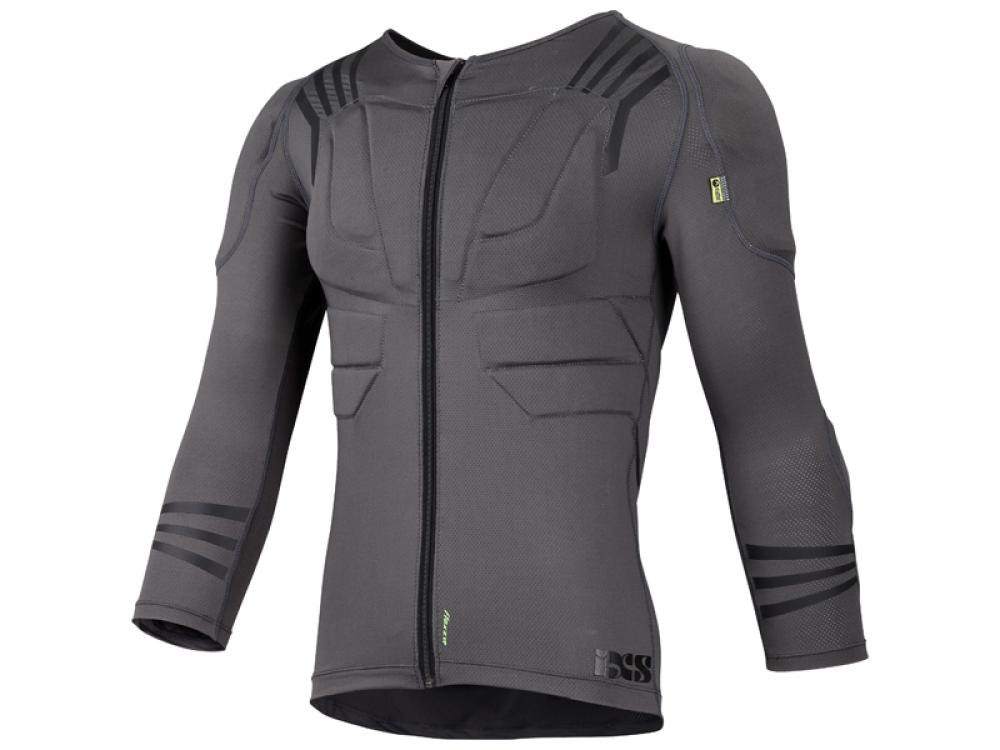 IXS Sports Division iXS Trigger upper body protective L/XL grey - leichter Oberkörperprotektor mit Xmatter-Schutz