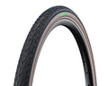 Schwalbe Road Cruiser 28x1.75 47-622 Fahrradreifen mit brauner Seitenwand, Green Compound und K-Guard Pannenschutz.
