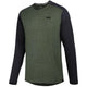 IXS Sports Division iXS Flow X Kids Long Sleeve Jersey KL Olive/Black - atmungsaktives Kinder-Bikejersey