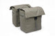 New Looxs Doppelpacktasche Leeds Double MIK 2.0 2x19L Taupe - geräumige City-Fahrradtasche