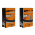 Continental 2x Fahrradschlauch Conti Tour 26, 26x1 1/8-1.75, SV 42mm Sclaverand.