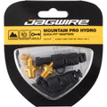 Jagwire Anschlussset Pro Quick-Fit Adapter für Tektro/TRP Schwarz/gold - maximale Bremsperformance