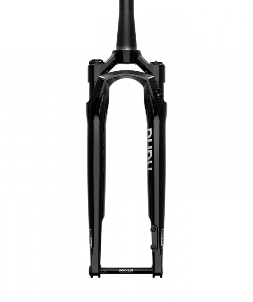 ROCKSHOX Rudy Ultimate Race Day 2 700c - Federgabel 12x100 mm, 40 mm Federweg, Gloss Black, 45 mm Offset, Einbaubreite 100 mm, Laufradgröße 700c