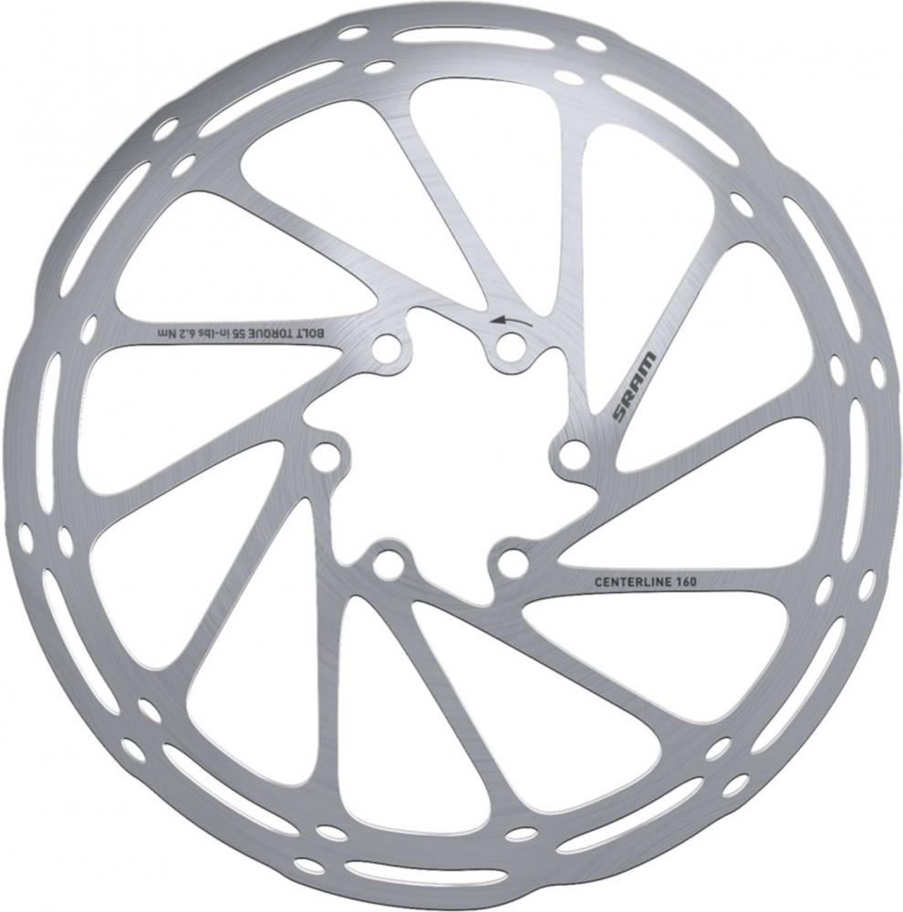 SRAM CenterLine Bremsscheibe 203 mm - 6-Loch, einteilig