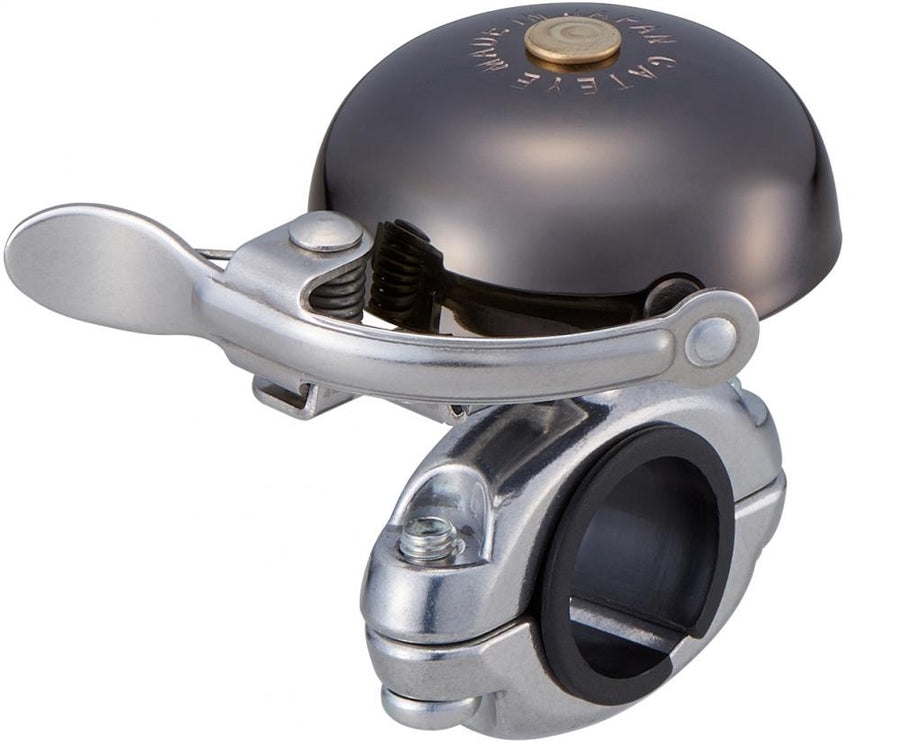 CATEYE Klingel OH-2300 Neo Black Black - laute Fahrradklingel mit klarem Klang