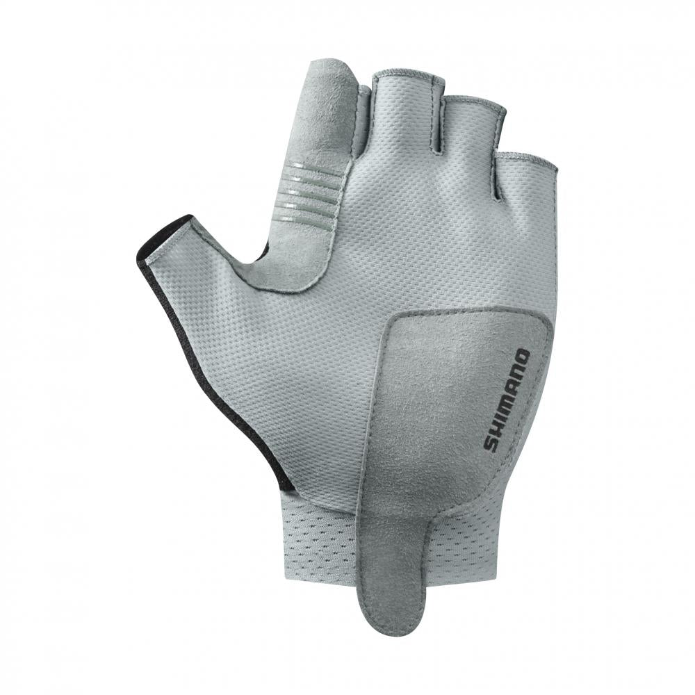 SHIMANO S-PHYRE LEGGERA Gloves Ice Gray S Gray - superleichte Rennrad-Handschuhe mit Top-Grip