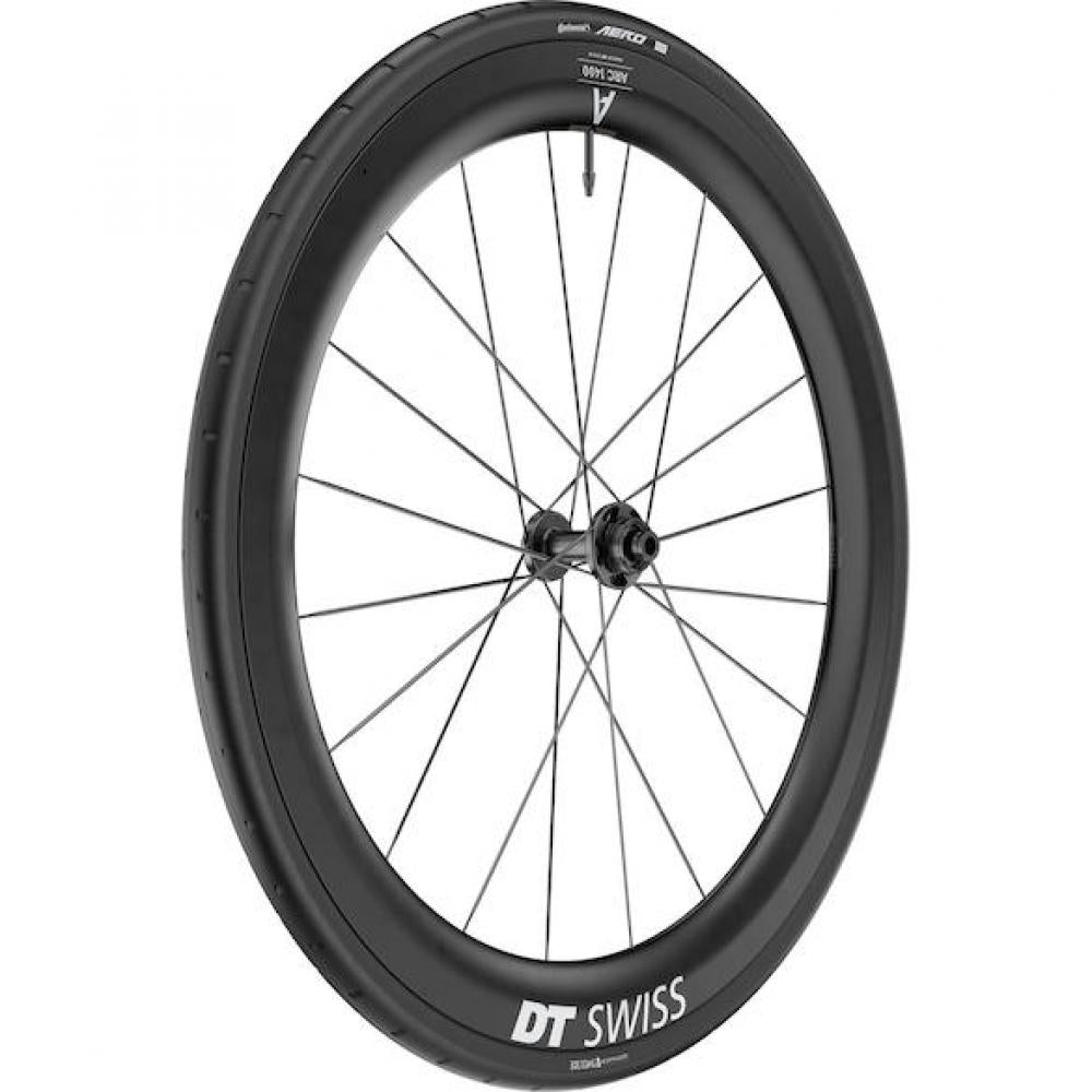DT Swiss ARC 1400 Dicut 55 Carbon Laufrad 622x22mm - Aero-Rennradlaufrad für maximale Performance - Laufräder Road Disc