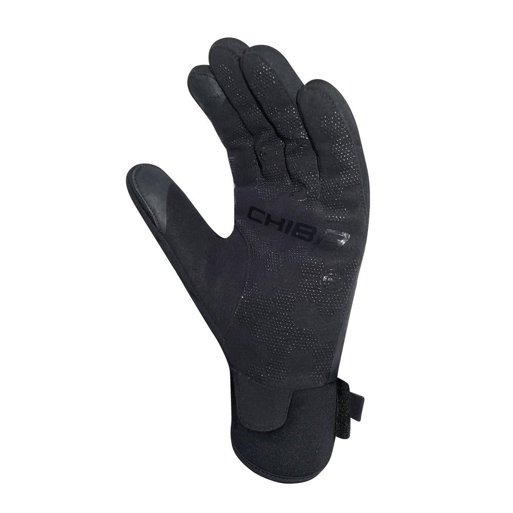 Chiba Classic Winter Vollfingerhandschuh Schwarz Gr. XXXL - unisex, winddicht, Thinsulate-Futter, Klettverschluss & Touchfunktion