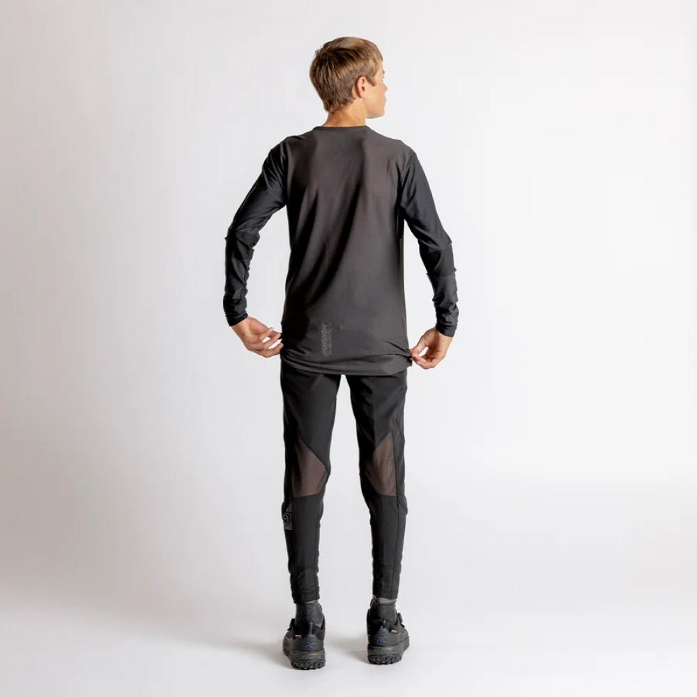 IXS Sports Division iXS Trigger EVO Kids Long Sleeve Jersey KM Anthracite-Black - leichtes Race-Trikot