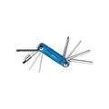 BBB Cycling Werkzeugkit PrimeFold S blau/silber S blau - kompaktes Minitool für unterwegs