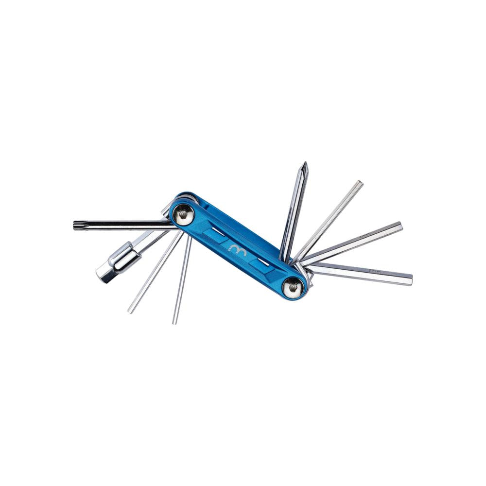 BBB Cycling Werkzeugkit PrimeFold S blau/silber S blau - kompaktes Minitool für unterwegs