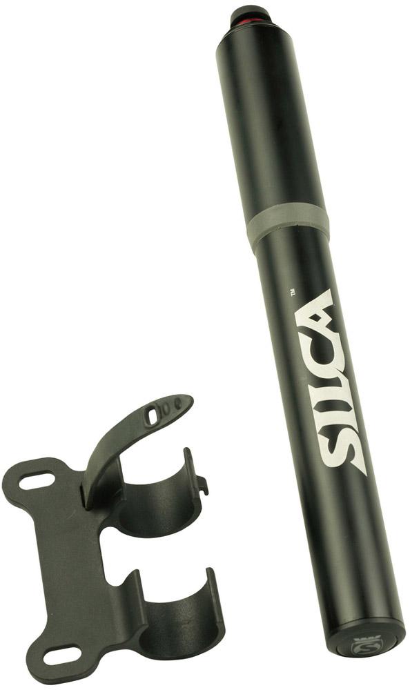 Gravelero Minipumpe  35 % Mehr Volumen Pro Hub, Ausziehbarer Schlauch, Kompatibel Mit Presta- Und Schrader-ventilen, Max. 5,5 Bar, Inkl. Halterung