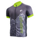 CHIBA Watzmann Shirt Herren - atmungsaktives Radtrikot, schwarz/apfelgrün, Größe M