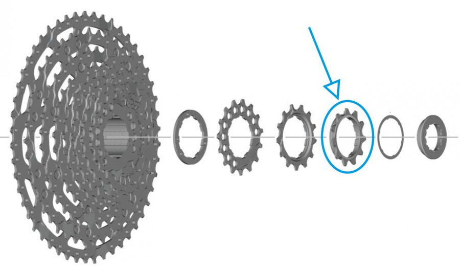 SHIMANO Ritzel für CS-LG600 11 Zähne - präzises Ersatzritzel in moderner Ausführung