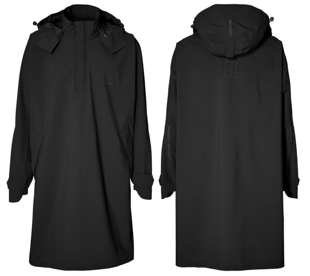 Basil Fahrrad Regenponcho Mosse jet black XL XXL unisex