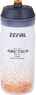 Zéfal Trinkflasche Arctica Orange 550 ml 550 - isotherme Fahrradlasche mit Top-Isolierung