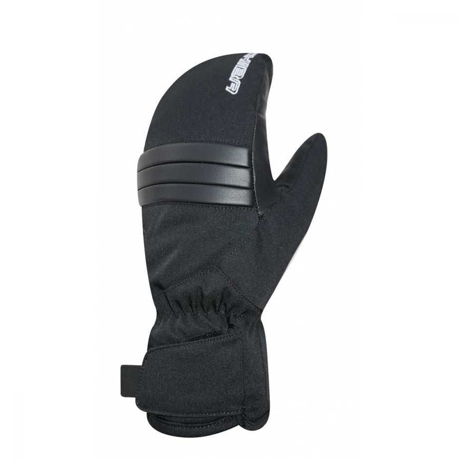 CHIBA Lake Placid Mitten - wasserdichter Winter-Radhandschuh, Größe 6,5, schwarz