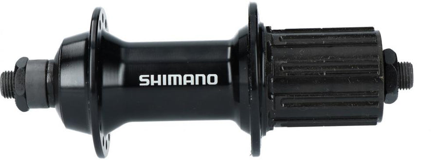 SHIMANO Hinterradnabe FH-RS400 - 28 Loch, Schnellspanner, Schwarz