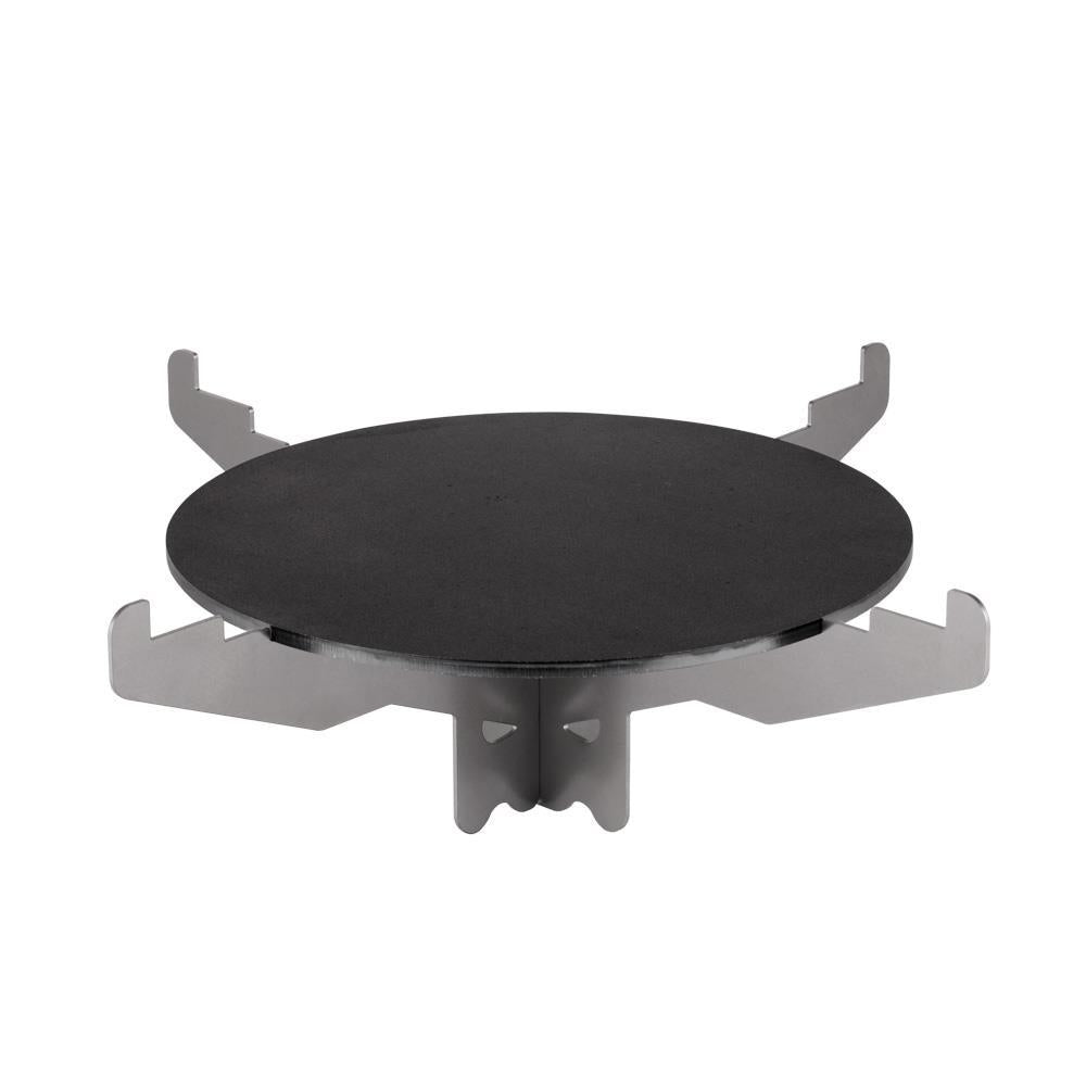 Petromax Grillplatte mit Kochkreuz für Raketenofen  Ø 27,5 cm, Stahl, optimale Wärmeverteilung, vielseitige Outdoor-Kochmöglichkeiten