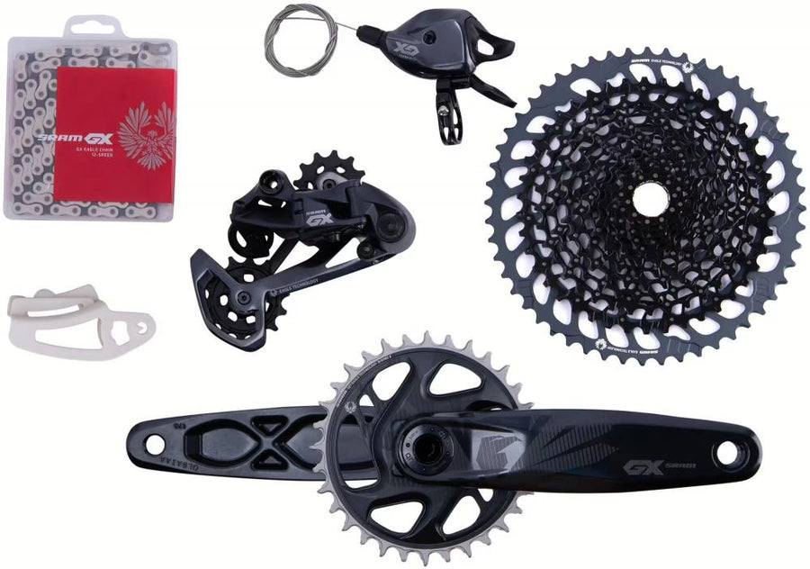 SRAM GX Eagle Schaltgruppen-Set 1x12 lunar 170 mm - präzise Performance für Trail und Enduro