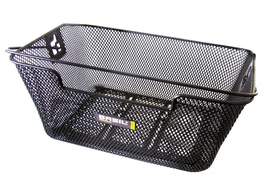 Basil Hinterradkorb Capri Flex 39x30x17cm schwarz engmaschig