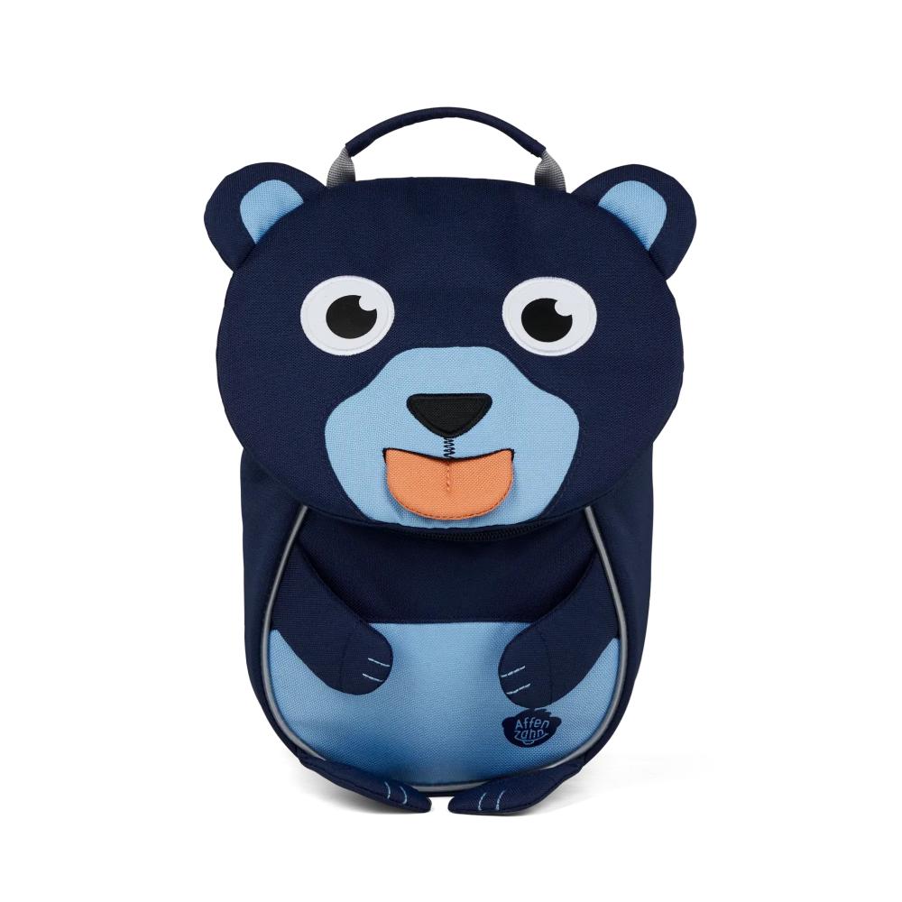 Affenzahn - Kinderrucksack Kleiner Freund Bär - Small Friend - Ergonomisch, reflektierend, nachhaltig, verstellbare Träger, 4 Liter Volumen
