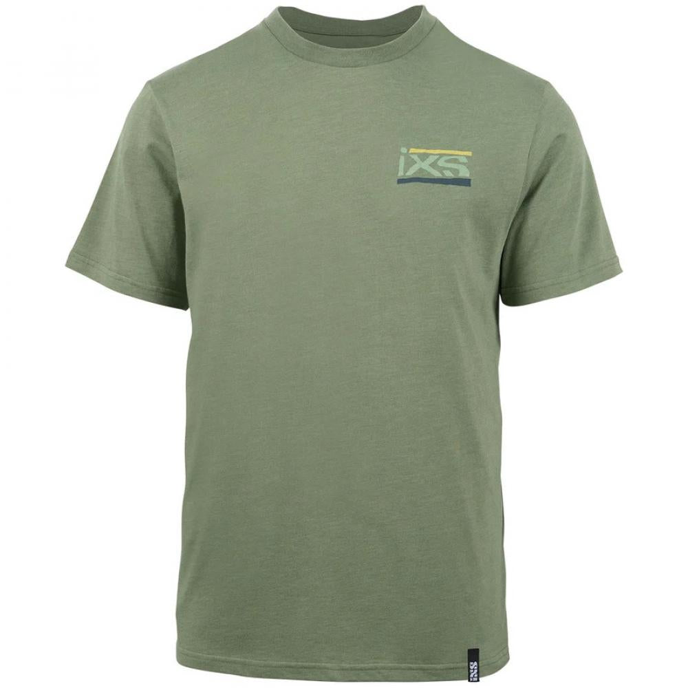 IXS Sports Division iXS Arch organic tee L Sage - lässiges Bio-Casualshirt für Alltag & Freizeit
