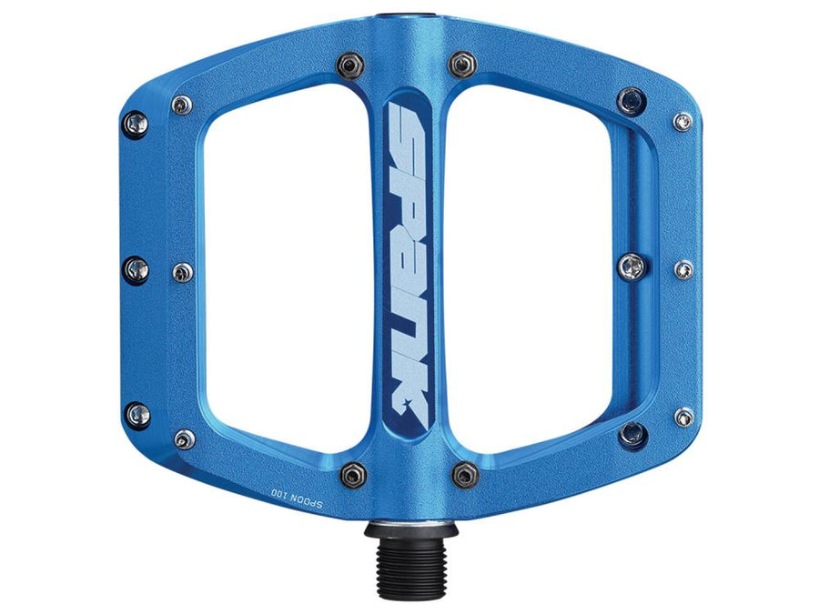 Spank Spoon Reboot flat pedal blau S