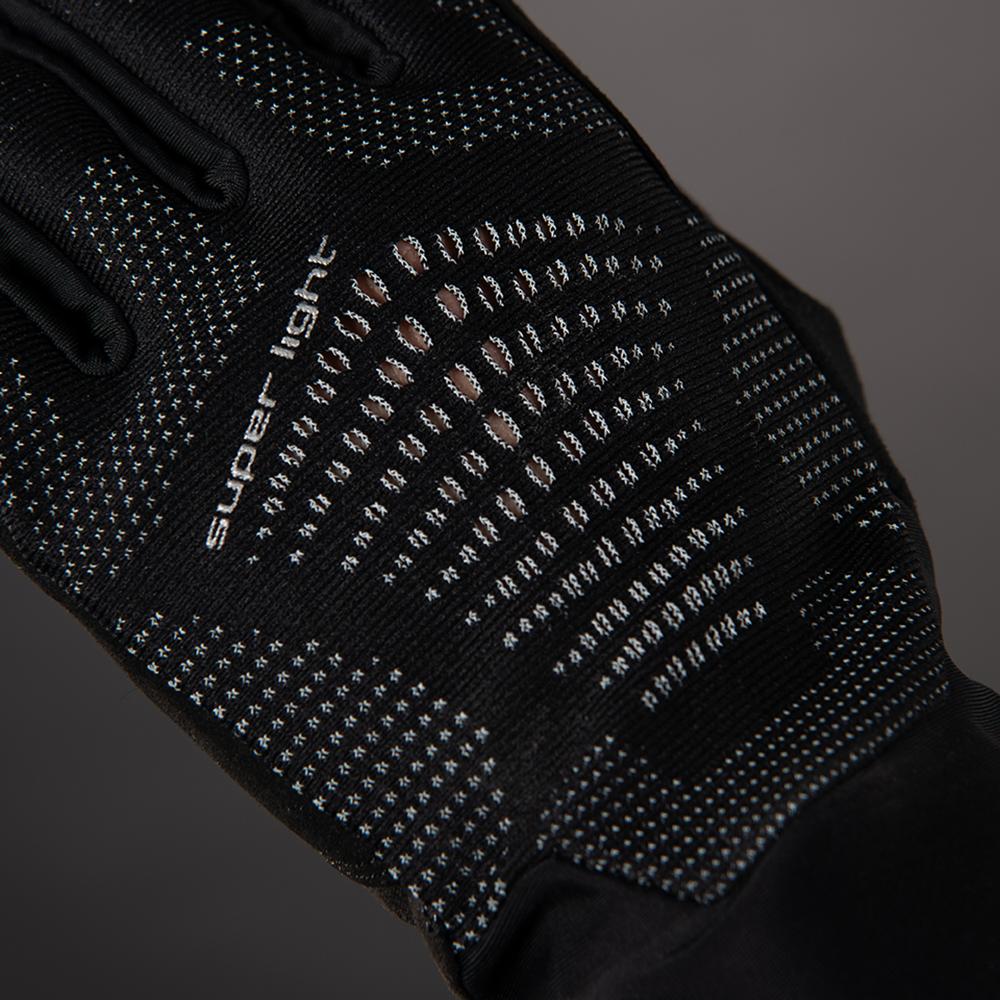 CHIBA Superlight - Radhandschuhe schwarz/schwarz, XL, superleicht & atmungsaktiv