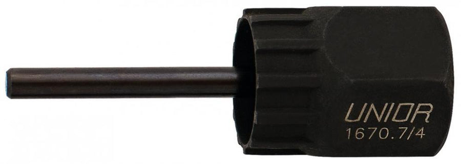 Unior Shimano Zahnkranzabzieher inkl Führung für Kassettenkränze 1670.7/4