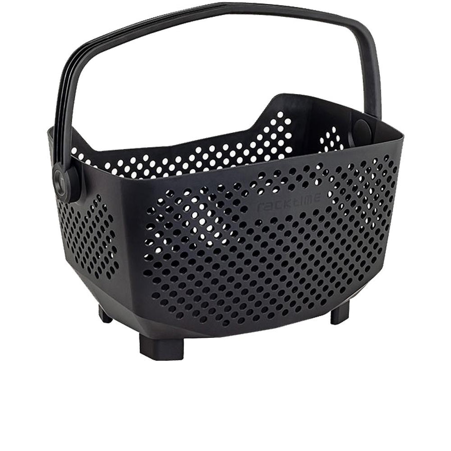 Racktime Korb Bask-it EDGE 20l schwarz Kunststoff recyclebar Ohne Adapter - Fahrradkorb